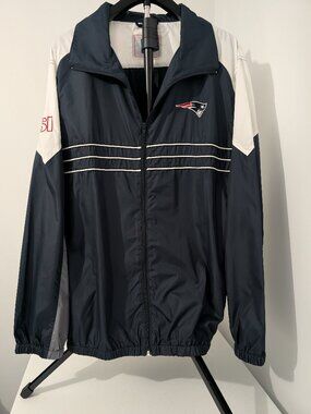 Vintage NFL Team Apparel New England Patriots Windbreaker Jacket  Men's Size L/G